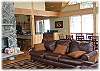 The gorgeous dining area adjoins the living room