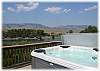 A great hot tub to soak in and enjoy the views
