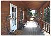 Front entry to the cabin