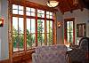 A great seating area off the living room to take in the views