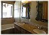 The master bathroom with deep jetted tub and separate shower