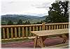 A huge deck for relaxing, barbecues and enjoying the incredible scenery
