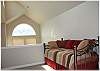 Another view of the pull out bed in the loft