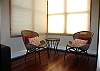Bedroom seating area