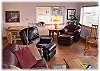 Another look at the living room and dining area