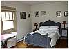 One of the bedrooms in the guest cottage.