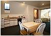 The kitchenette upstairs, for a quick cup of coffee in the morning, or an evening snack