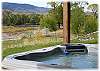 Hot tub with river views!