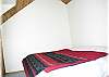 The master bedroom with king size bed