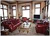 A closer look at the beautiful leather sofas