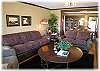 Cozy living room comfort in the front "parlor room"