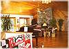 The living room with beautiful fireplace