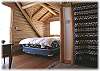 Guest cabins bedroom loft