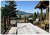 Outdoor dining off the kitchen