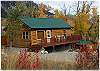 The main cabin and The Cubby just down the hill