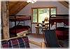 The loft has four beds (two doubles, and two singles - in bunk bed style)