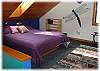 The loft bedroom