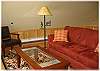 The upper level apartment can accommodate up to four guests