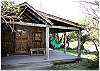 The Barn guests have use of the "river hut" down at the edge of the Boulder River