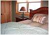 A second bedroom, also with queen size bed