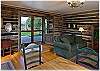 The Overlook cabin is a great place to sit and relax