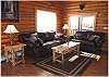 Comfortable living room to relax in after a long day of adventures
