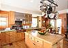 A fully equipped kitchen