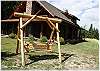 A relaxing bench swing