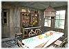 Spacious dining area in a sun porch off the kitchen
