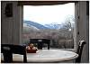 Great views from an additional dining table
