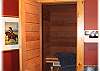 The lodge has an indoor sauna and an outdoor hot tub!