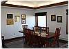 A large dining table to seat your group