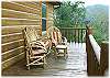 Great deck to sit and relax while taking in the views