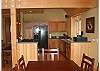 Kitchen view from dining table
