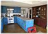 The kitchen has everything your chef will need