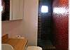 The second full bathroom on the lower level of the home