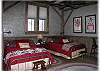 Another look at the bedroom with two double beds