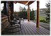 A perfect deck for evening cocktails or morning coffee