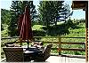 Outdoor dining in beautiful setting