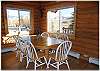 Views of the mountains from the dining room table