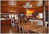 Open living room, kitchen and dining room