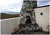 Outdoor fireplace off one of the upstairs bedrooms