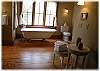 The other master bathroom with a clawfoot tub and a separate shower
