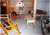 Lower level family room with a flat screen TV