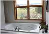 Master bath tub with great views