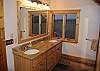 Master bath dual sinks