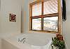Great views from the soaking tub in the master