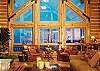 Great large windows in the living room for taking in the views