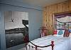 Twin bed on the lower level