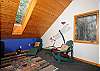 A seating area in the loft